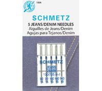 SCHMETZ Jeans (130705 H-J) - Agujas para máquina de coser doméstica - cardadas, surtido
