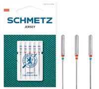 Schmetz – Agujas para coser Jersey 130/705 H SUK – 5 uds – Grosores 70/10(2),80/12(2),90/14(1)