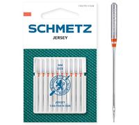 Schmetz – Agujas para máquinas de coser 130/705 H SUK – 10 agujas para jersey 80/12