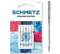 SCHMETZ - Agujas para máquinas de coser | 5 Agujas para Alcolchado con Brazo Largo | 135x5 MR | Grosor de aguja 100/16 | Para labores de pespunte/acolchado con máquinas especiales de brazo largo