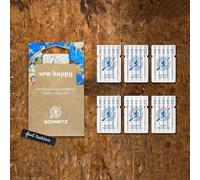 SCHMETZ | Set Maxi Starter | Surtido | 30 Agujas para máquinas de coser | para muchos materiales comunes | Incluye 5 etiquetas