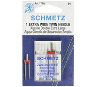 Schmetz universal aguja doble Extra ancho de tamaño 100/6.0