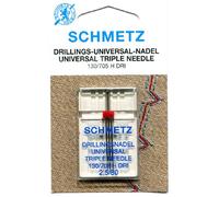 Schmetz universal Triple aguja tamaño 80 - 2,5 mm Gap