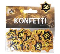 Schmidt-13014 Folat - Confeti (14 g, número 50), color negro y dorado, Multicolor (13014)