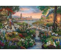 Schmidt-Spiele Puzzle Thomas Kinkade Disney 101 Dalmations 1000 piezas a todo color