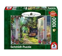 Schmidt 59592 Dominic Davison-View of The Enchanted Garden Premium Quality Jigsa