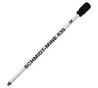 Schmidt 635 m verde recambio para soporte para recambio para bolígrafo de punta bolígrafo de Swarovski funda de plástico para el