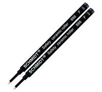 Schmidt 888 - Recambio para bolígrafo de punta redonda (2 unidades), color negro