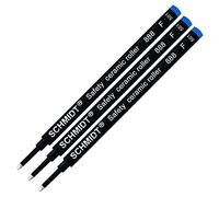 Schmidt 888 - Recambios para bolígrafo rollerball, 3 unidades, color azul