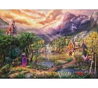 Schmidt Blancanieves Spiele 58037 Thomas Kinkade, Disney Snow White and The Queen Rompecabezas 1000 Piezas, Dibujos Animados, Multicolor