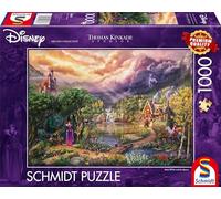 Schmidt Blancanieves Spiele 58037 Thomas Kinkade, Disney Snow White and The Queen Rompecabezas 1000 Piezas, Dibujos Animados, Multicolor