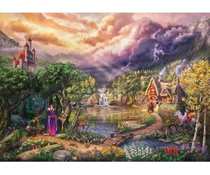 Schmidt Blancanieves Spiele 58037 Thomas Kinkade, Disney Snow White and The Queen Rompecabezas 1000 Piezas, Dibujos Animados, Multicolor