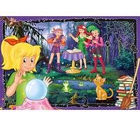 Schmidt Blocksberg Tina Bibi Bloxberg-Puzzle Infantil (60 Piezas, Completamente Hexagonal), Multicolor, Teile / 36.1 x 24.3 cm (56398)