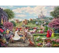 Schmidt Spiele 58038 Thomas Kinkade, Disney, Cenicienta Happily Ever After, Puzzle de 1000 Piezas