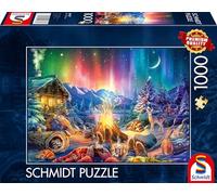 Schmidt- Claude Monet Spiele 59787-Puzzle (1000 Piezas), diseño de fogatas, Multicolor (CSG59787), pezzi, 69.3 x 49.3 cm (59787)