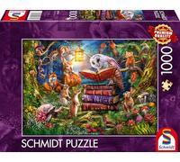 Schmidt Spiele 59779 Bosque Story to Night Puzzle de 1000 Piezas, Multicolor