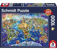 Schmidt, Discover The World (1000pc), Puzzle, Ages 12+, 1 Players