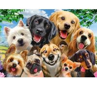 Schmidt, Dog Selfie Puzzle - 500pc, Puzzle, Ages 12+, 1 Players