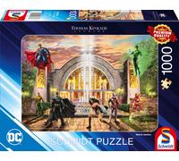Schmidt Liga de la Justicia Spiele 58788 DC Hall of Justice, Thomas Kinkade, Puz