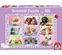 Schmidt-Mis Amigos Animales Puzzle Infantil 100 Piezas, Multicolor (SCH56268)