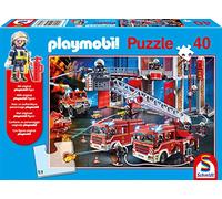 Schmidt Playmobil Firebrigade 40pc Inc. Figure