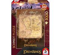 Schmidt- Señor de los Anillos Spiele 58551 Lord of The Rings, Middle Earth, 1000 Piece Puzzle, Multicolor