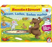 Schmidt Spiele 40653 Ratón y Oso Fuerte, Conocimiento, Risa, Hacer Cosas, Juego de niños