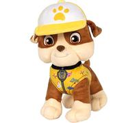 Schmidt Spiele 42828 Paw Patrol, Rubble, Summer Edition, 28 cm Plüschfigur Peluche, Multicolor