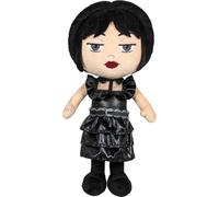 Schmidt Spiele 42833 Wednesday Addams - Vestido de Fiesta de Peluche (33 cm), Multicolor
