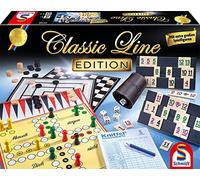 Schmidt Spiele-El Hombre no te Molesta, Kniffel, MyRummy 49196 Colección de Juegos Classic Line Edition, Multicolor, Medium