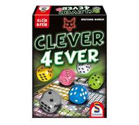 Schmidt Spiele 49424 Clever 4-Ever, Serie pequeña y Fina, Juego de Dados, Multicolor