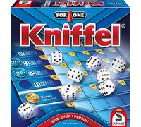 Schmidt Spiele 49432 For One, Kniffel, Juego Familiar, Multicolor