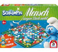 Schmidt Spiele 49455 Mensch ärgere Dich Nicht, Los Pitufos, Juego Familiar