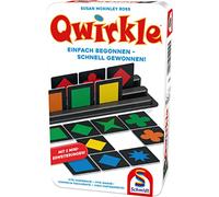 Schmidt Spiele 51410 Qwirkle, Des Jahres 2011, Bring Mich mit Spiel in Der Metalldose Crujiente 51410-Qwirkle, Color Blanco