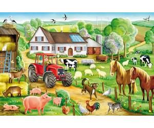 Schmidt Spiele 56003 - Granja Alegre, 100 Partes