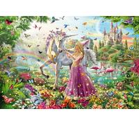 Schmidt Spiele 56197Schöne Fee im Zauberwald - Puzzle Infantil (200 Piezas)