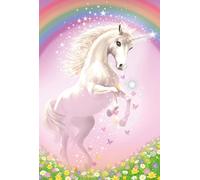 Schmidt Spiele Rompecabezas Infantil de Unicornio Rosa, 150 Piezas, Multicolor, Normal (56354)