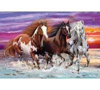Schmidt Spiele- Horse Rompecabezas Infantil de Caballo de 200 Piezas, Color carbón (56356)