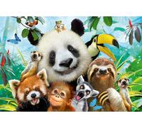 Schmidt Spiele Puzle Infantil (200 Piezas), diseño de Animales, Multicolor (56359)