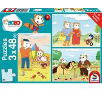 Schmidt Spiele 56415 Bobo - Puzle Infantil (3 x 48 Piezas), Multicolor