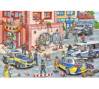 Schmidt Spiele 56450-Puzzle Infantil (100 Piezas), diseño de policía, Talla única (56450)