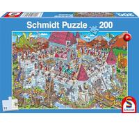 Schmidt Spiele 56453 Diseño de Castillo de Caballero, Puzzle Infantil de 200 Piezas, Rompecabezas