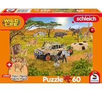 Schmidt Spiele 56466 Vida Salvaje, En Sarvanne, Puzzle Infantil de 60 Piezas