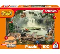 Schmidt Spiele 56467 Vida Salvaje, en la Selva Tropical, Rompecabezas Infantil de 100 Piezas