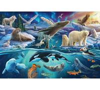 Schmidt Spiele 56484 Animales en el Ártico, Puzzle Infantil de 150 Piezas, Estampado, Multicolor