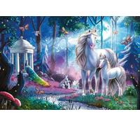 Schmidt Spiele Puzzle infantil 56486 - 200 piezas, diseño de yegua unicornio con potro, multicolor