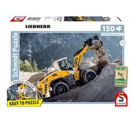 Schmidt Spiele 56551 Liebherr L526-Puzle Infantil (150 Piezas), diseño de Hoja de Hierba, Multicolor