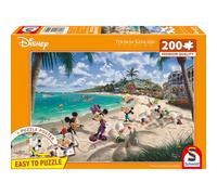 Schmidt Spiele 56559, Thomas Kinkade, Disney, Mickey and Minnie in Florida, Puzzle de 200 Piezas, Multicolor