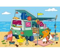 Schmidt Spiele 56572 Die Maus Camping - Puzzle Infantil (100 Piezas)