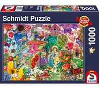 Schmidt Spiele 57383 Happy Gardening - Puzzle de 1000 Piezas